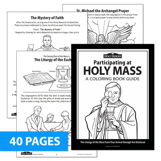 Participating at Holy Mass: A Coloring Book Guide -[Download]