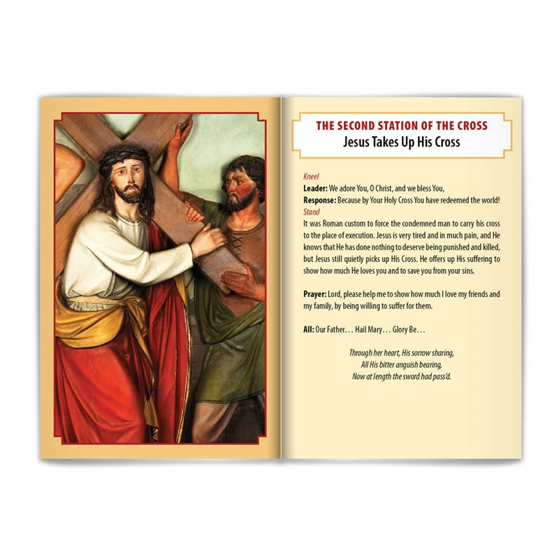 DAMAGED Stations of the Cross Prayer Booklet (Bi-lingual) - Holy Heroes