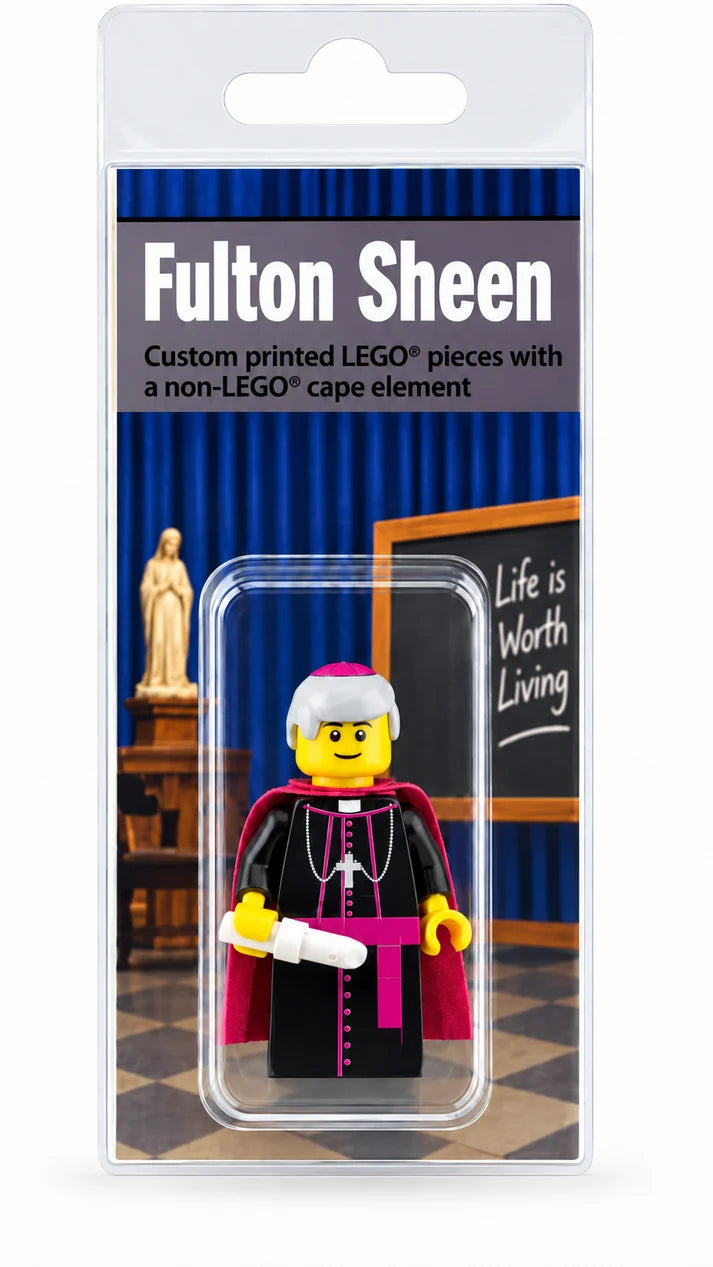 Blessed Fulton Sheen--Brick Minifigure