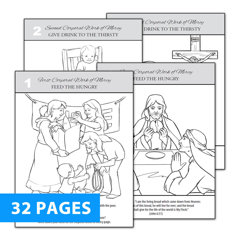 Works of Mercy Coloring Book [Download]