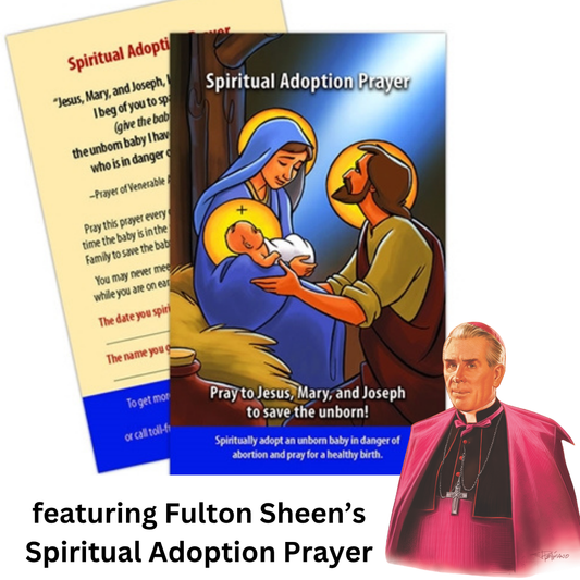 Spiritual Adoption Prayer Card (5-pack)