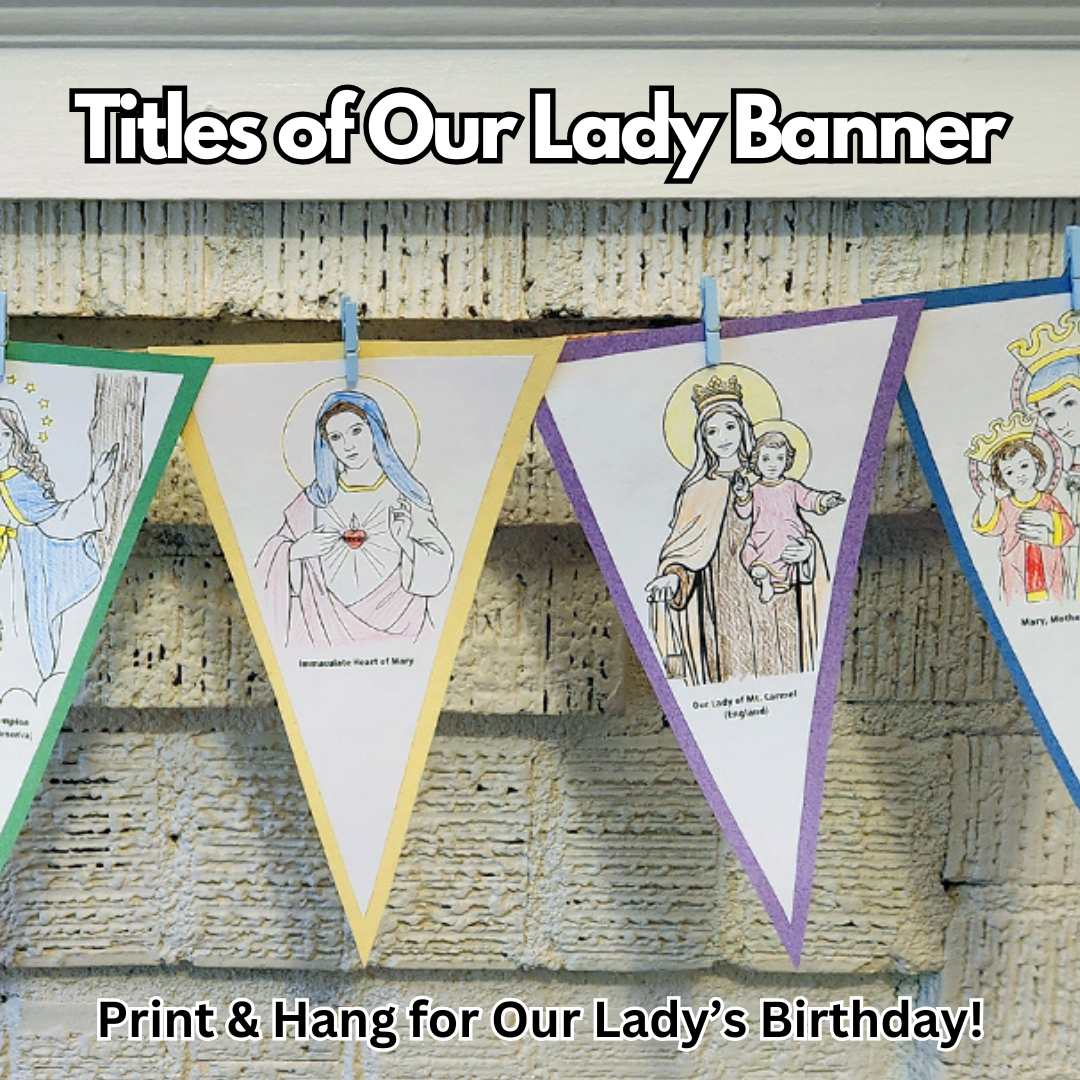 Titles of Our Lady Banner [Download]