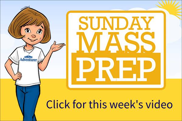 Load video: Sunday Mass video for children