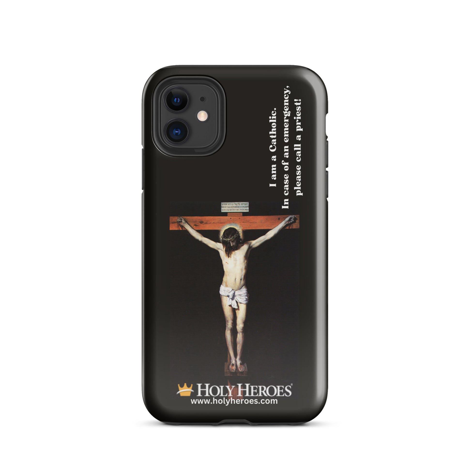 Crucifix "I am a Catholic" Tough Case for iPhone Holy Heroes Crucifix "I am a Catholic" Tough Case for iPhone Holy Heroes
