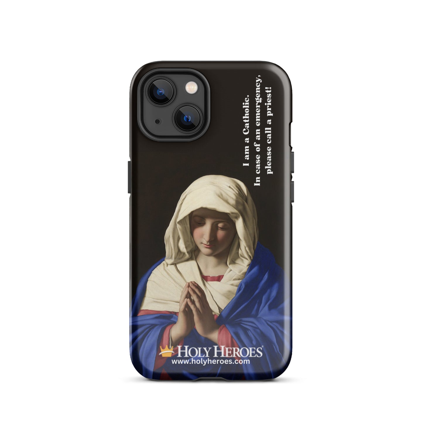Praying Virgin Mary "I am a Catholic" Tough Case for iPhone®