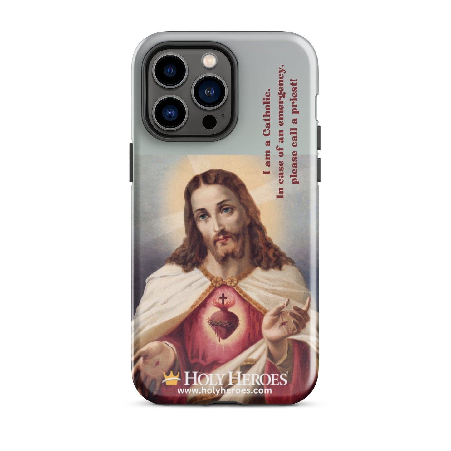 Sacred Heart "I am a Catholic" Tough Case for iPhone® - Holy Heroes