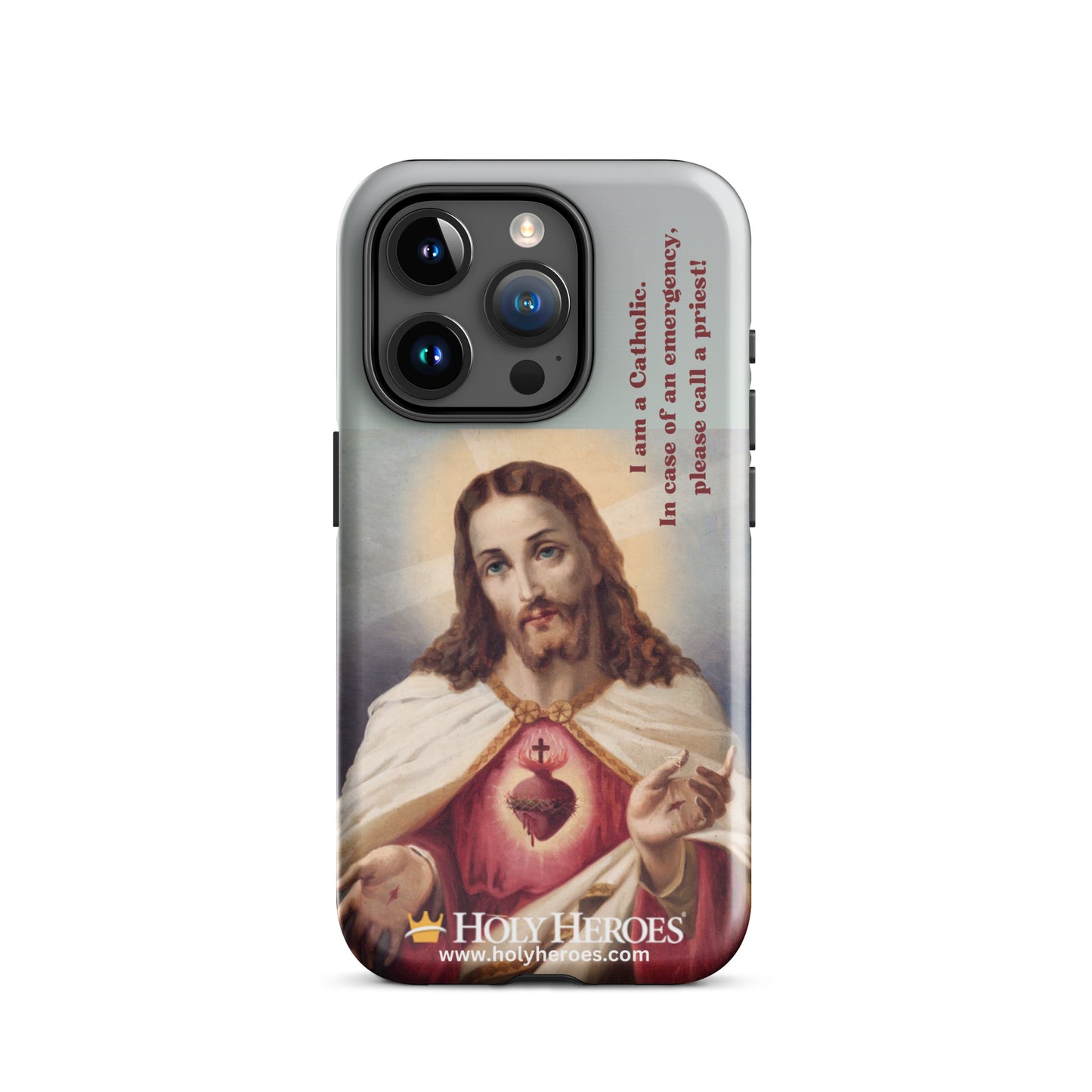 Sacred Heart "I am a Catholic" Tough Case for iPhone® - Holy Heroes
