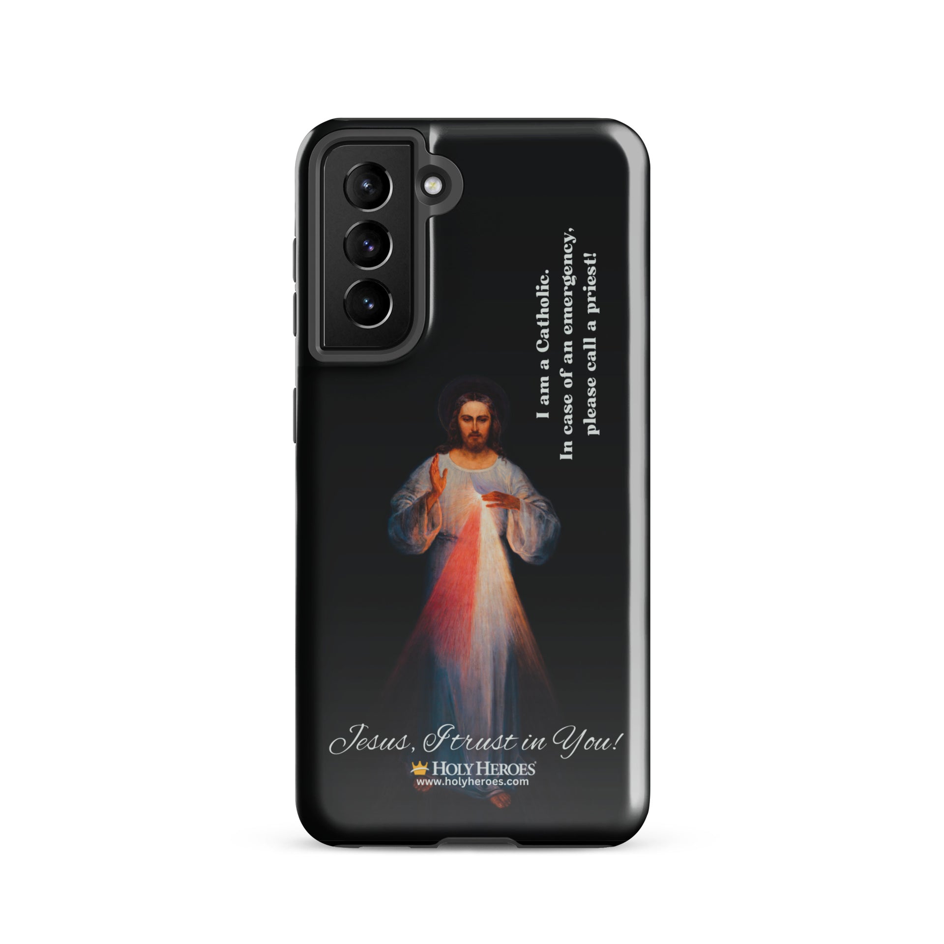 Divine Mercy "I am a Catholic" Tough case for Samsung  Holy Heroes