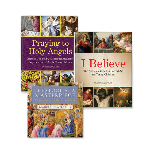 Sacred Art for Catholic Children 3-Book Set - Holy Heroes