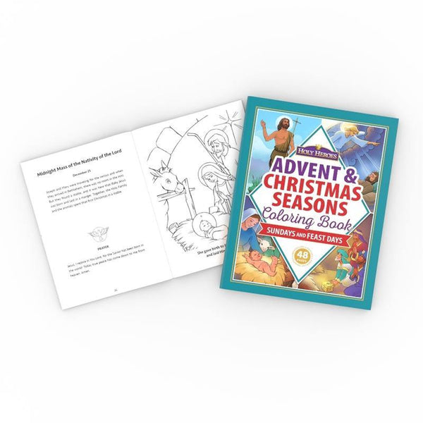 Advent & Christmas Seasons Coloring Book – Holy Heroes