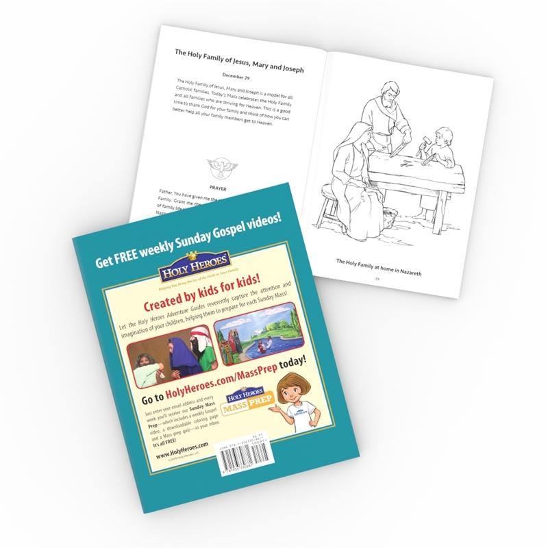 Advent & Christmas Seasons Coloring Book - Holy Heroes