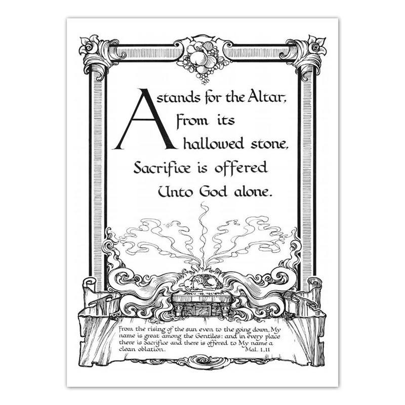An Alphabet of the Altar - Holy Heroes