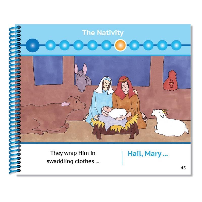 A Little Catholic's First Rosary Book: The Joyful Mysteries Bead-by-Bead Picture Prayer Book - Holy Heroes