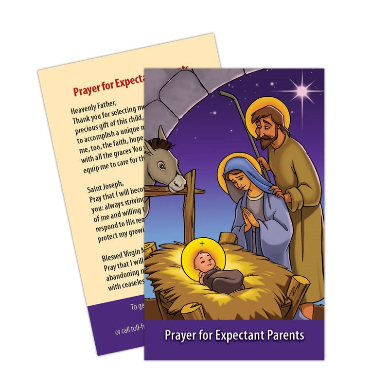 Expectant Parents Prayer Card (5-pack) - Holy Heroes
