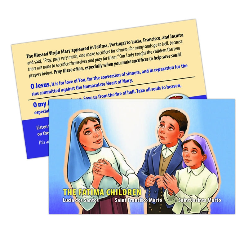 The Children of Fatima Prayer Card (5-Pack) - Holy Heroes
