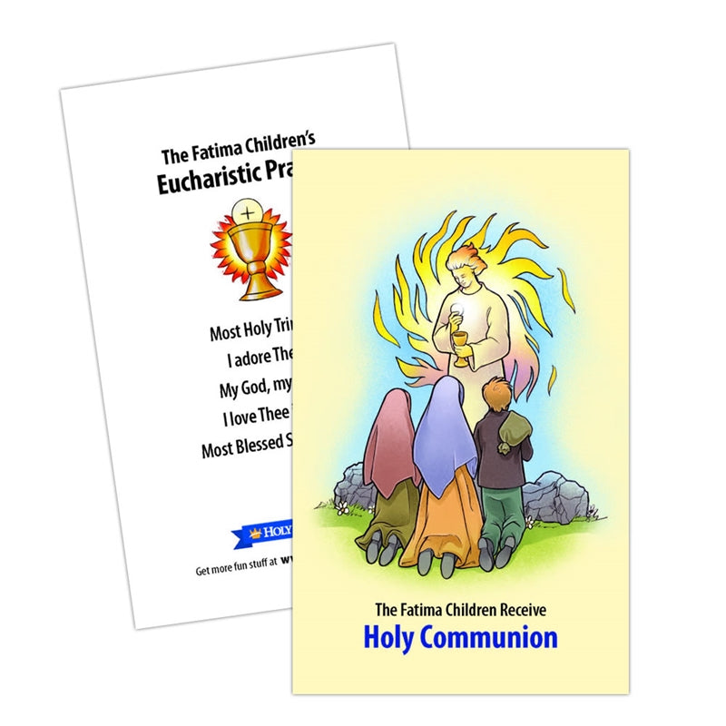 The Fatima Children's Eucharistic Prayer Card (5-Pack) - Holy Heroes