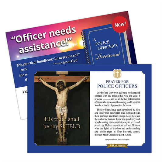 Prayer for Police Officers Prayer Card (5-pack) - Holy Heroes