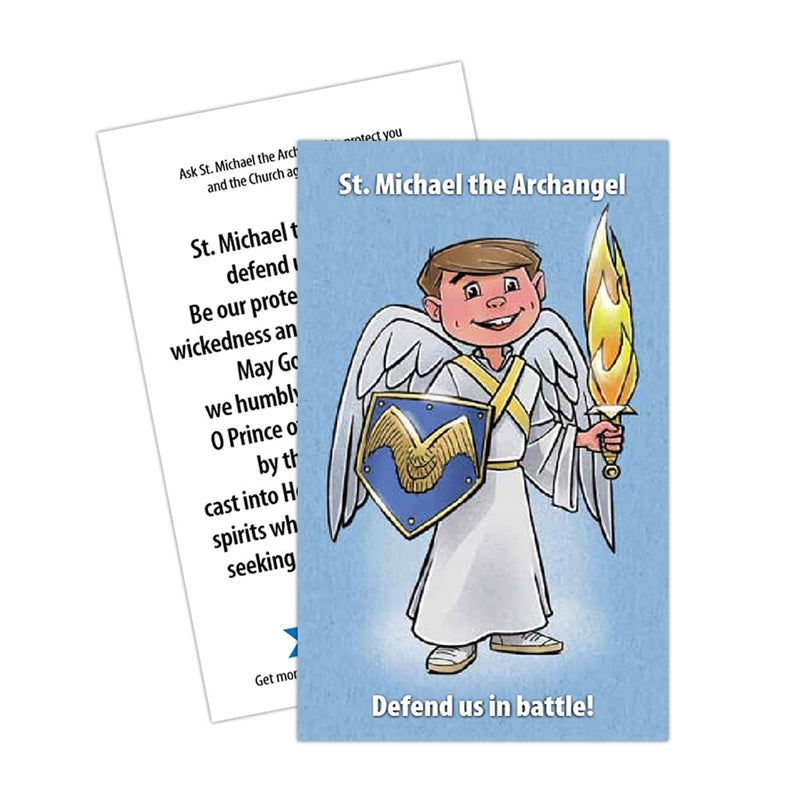 St. Michael the Archangel Prayer Card (5-pack) - Holy Heroes