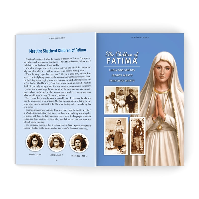 Fatima Family Handbook and Glory Story CD #13 Set - Holy Heroes