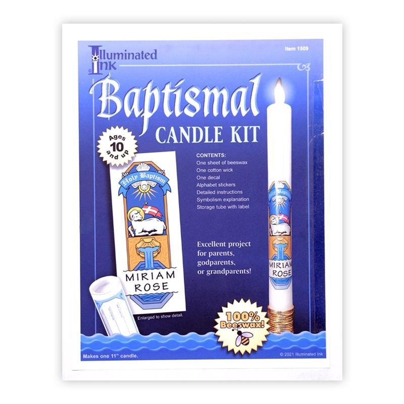 Baptismal Candle Kit - Holy Heroes