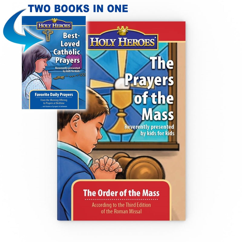 Father Leopold Celebrates Mass toy brick set + DVD & Mass Prayer Booklet - Holy Heroes