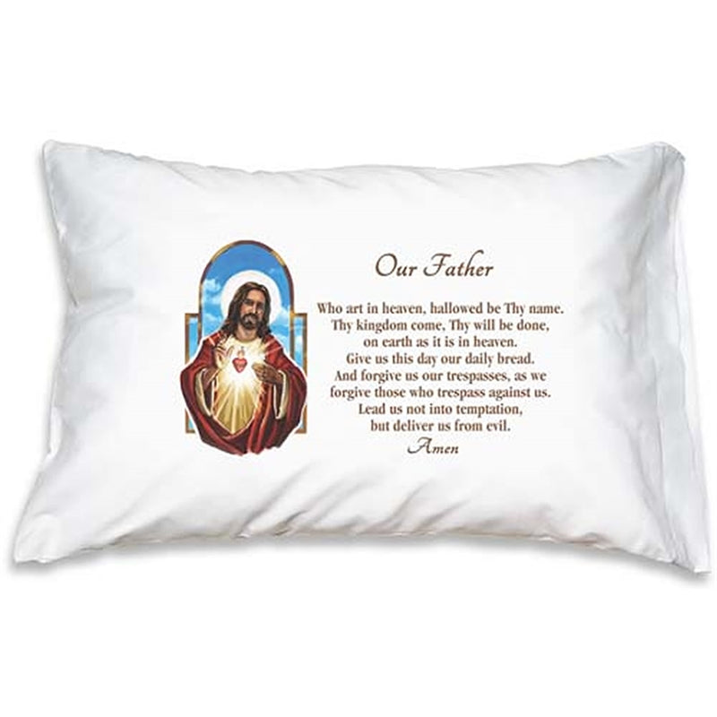 Prayer Pillowcase - The Sacred Heart: Our Father - Holy Heroes