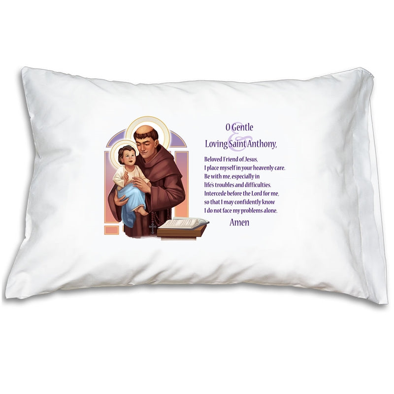 Prayer Pillowcase - Saint Anthony - Holy Heroes