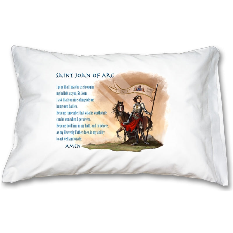 Prayer Pillowcase - St. Joan of Arc - Holy Heroes