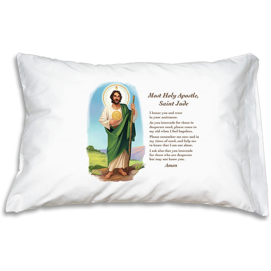 Prayer Pillowcase - Saint Jude - Holy Heroes