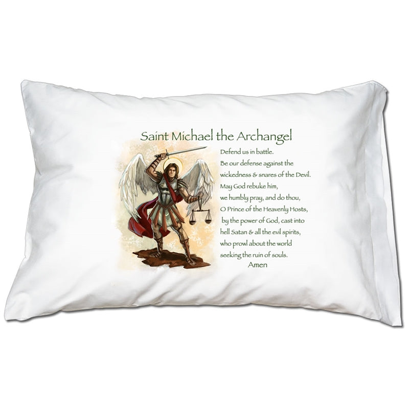 Prayer Pillowcase - St. Michael - Holy Heroes