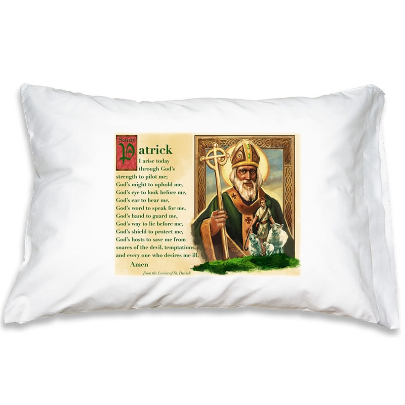 Prayer Pillowcase - Saint Patrick - Holy Heroes
