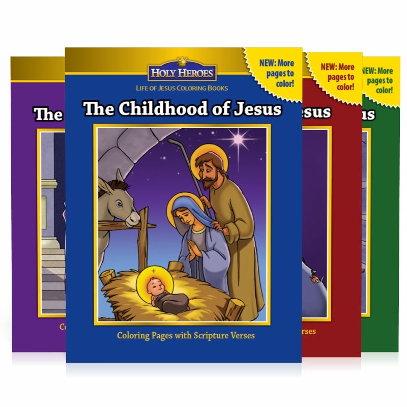 Life of Jesus Complete Coloring Pack - Holy Heroes