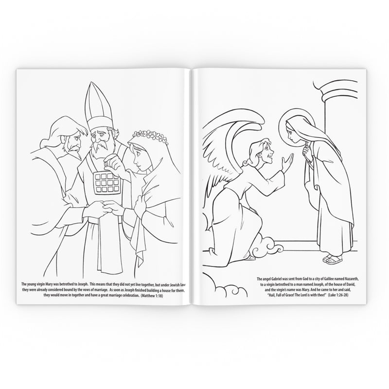 The Childhood of Jesus Coloring Book - Holy Heroes