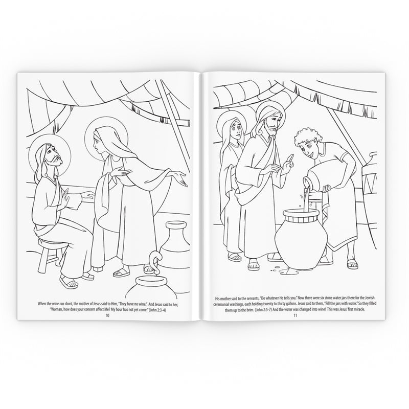 The Ministry of Jesus Coloring Book - Holy Heroes