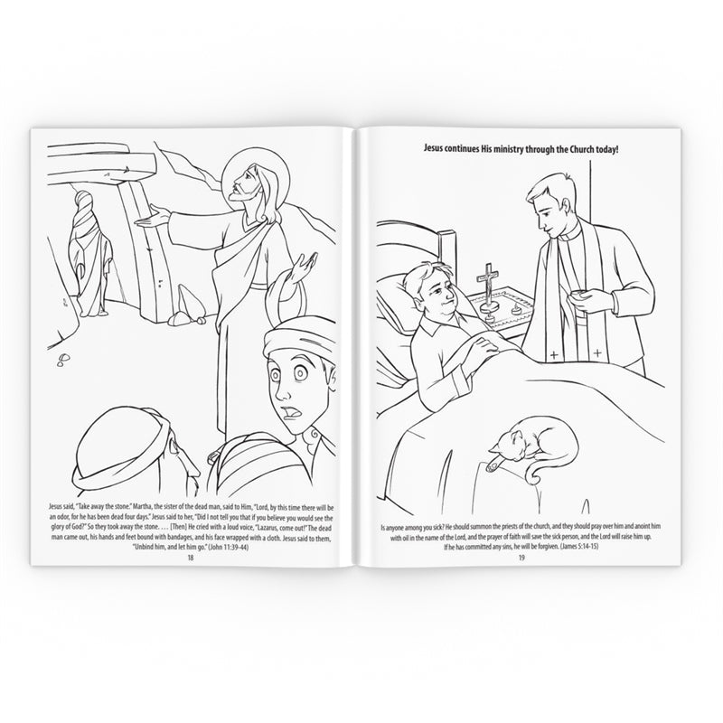 The Ministry of Jesus Coloring Book - Holy Heroes
