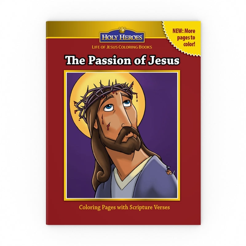 The Passion of Jesus Coloring Book - Holy Heroes