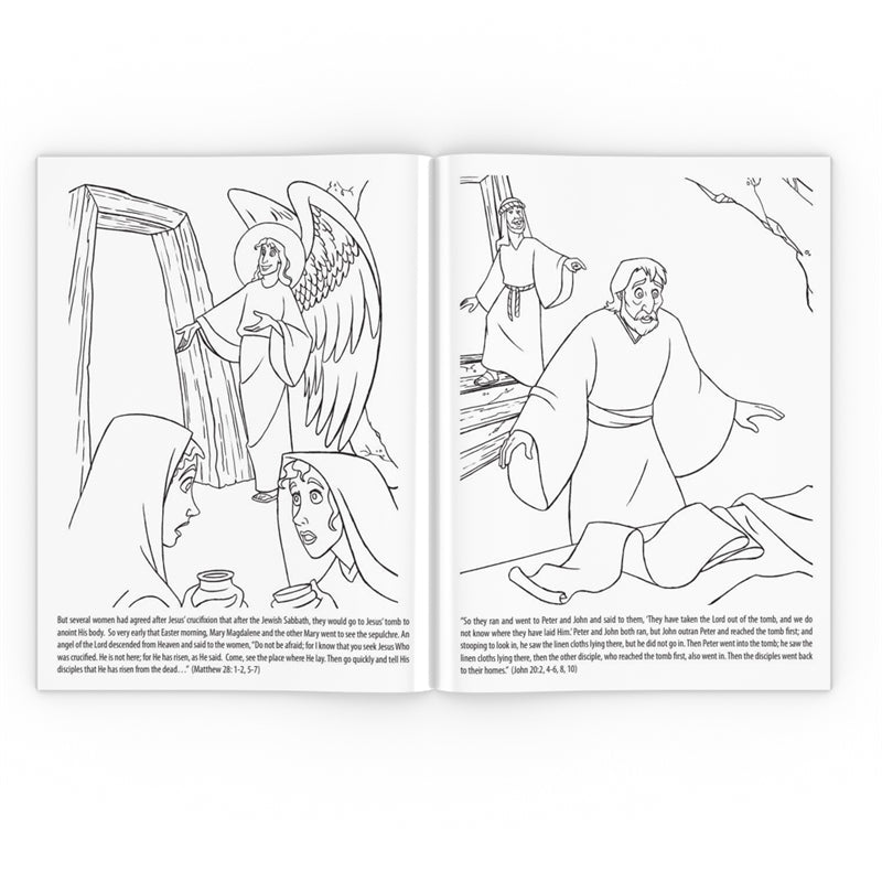 The Triumph of Jesus Coloring Book - Holy Heroes