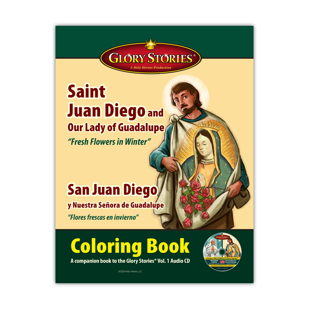 St. Juan Diego and Our Lady of Guadalupe Coloring Book - Holy Heroes