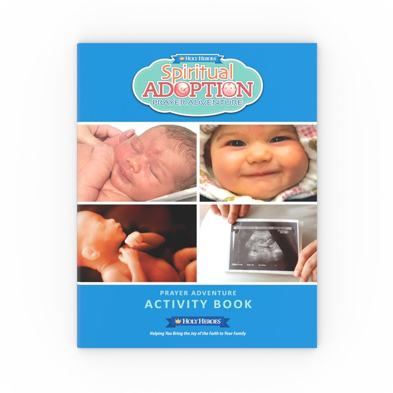 DAMAGED Spiritual Adoption Activity Book - Holy Heroes