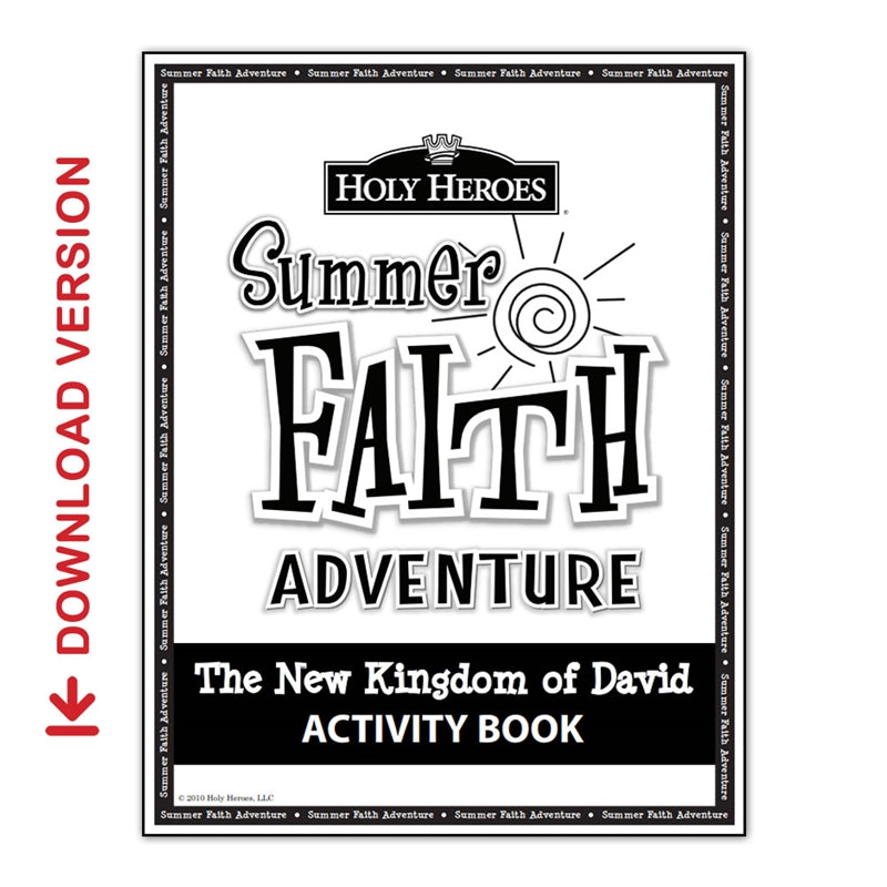 Summer Faith Adventure Activity Book DOWNLOAD - Holy Heroes