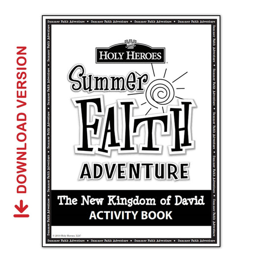 Summer Faith Adventure Activity Book DOWNLOAD - Holy Heroes