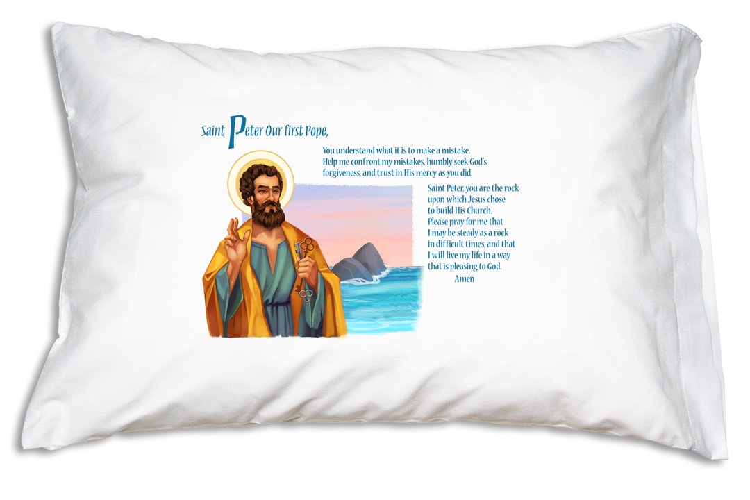 Prayer Pillowcase - St. Peter - Holy Heroes